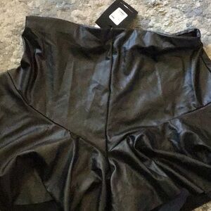 Black mini skirt from fashion nova